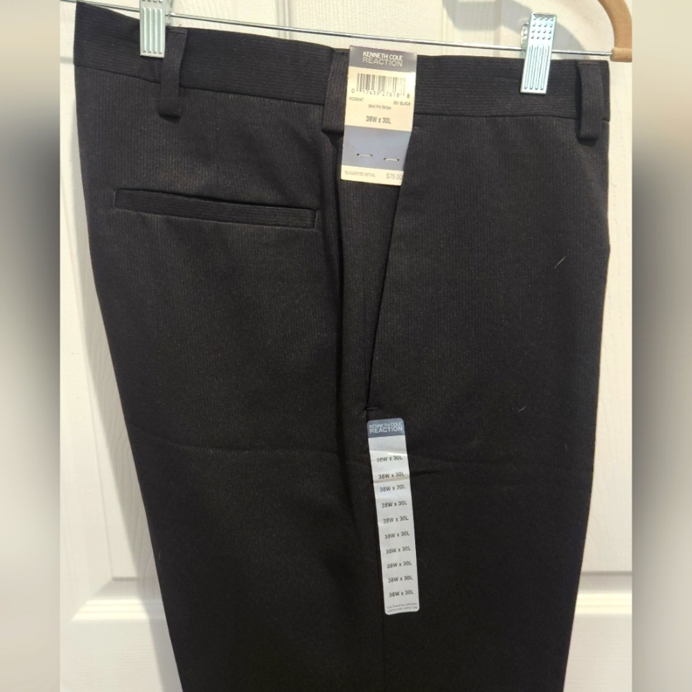 NWT: KENNETH COLE Mini PIN Stripe Dress Pants 38x30